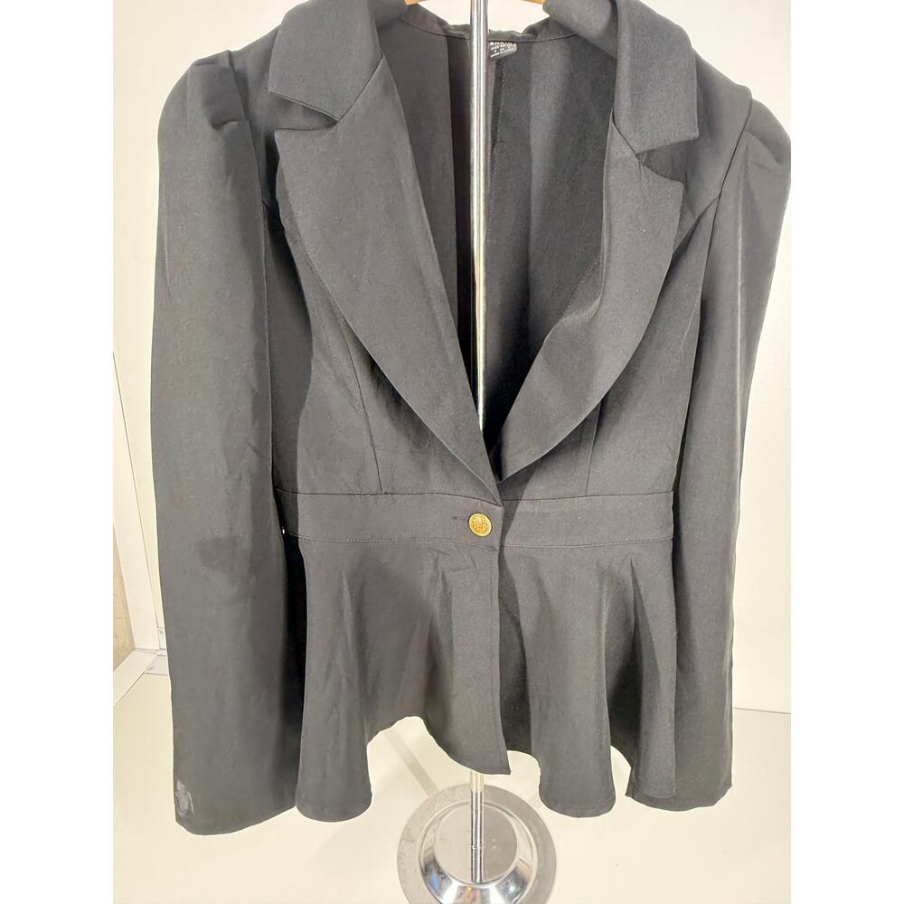 SHEIN Women’s Small Black Blazer | Classic Tailored Jacket | Workwear Staple